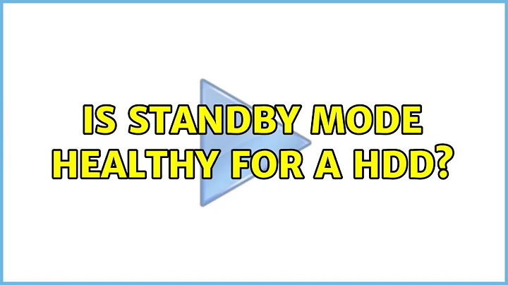 Is standby mode healthy for a HDD?