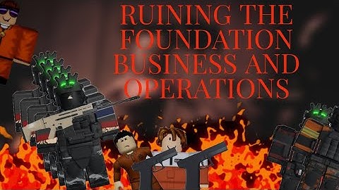 Causing Chaos In The Foundation | Roblox SCP:Roleplay
