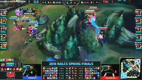 CLG vs TSM Highlights   COUNTER LOGIC GAMING vs TEAM SOLOMID Game 3 NA LCS Playoffs   SPRING Final