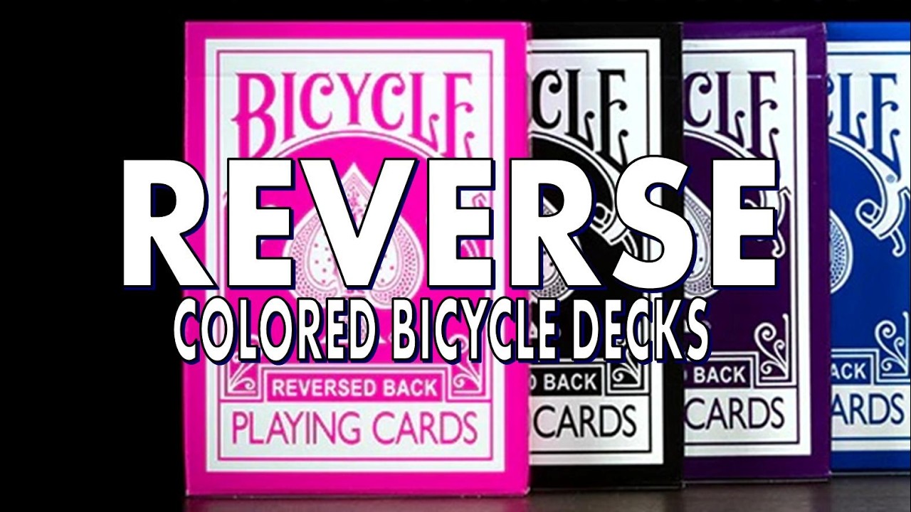 Deck Review - Bicycle Reverse Playing Cards - YouTube