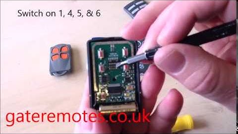 Programming a HR Multi 3 to a V2 Remote