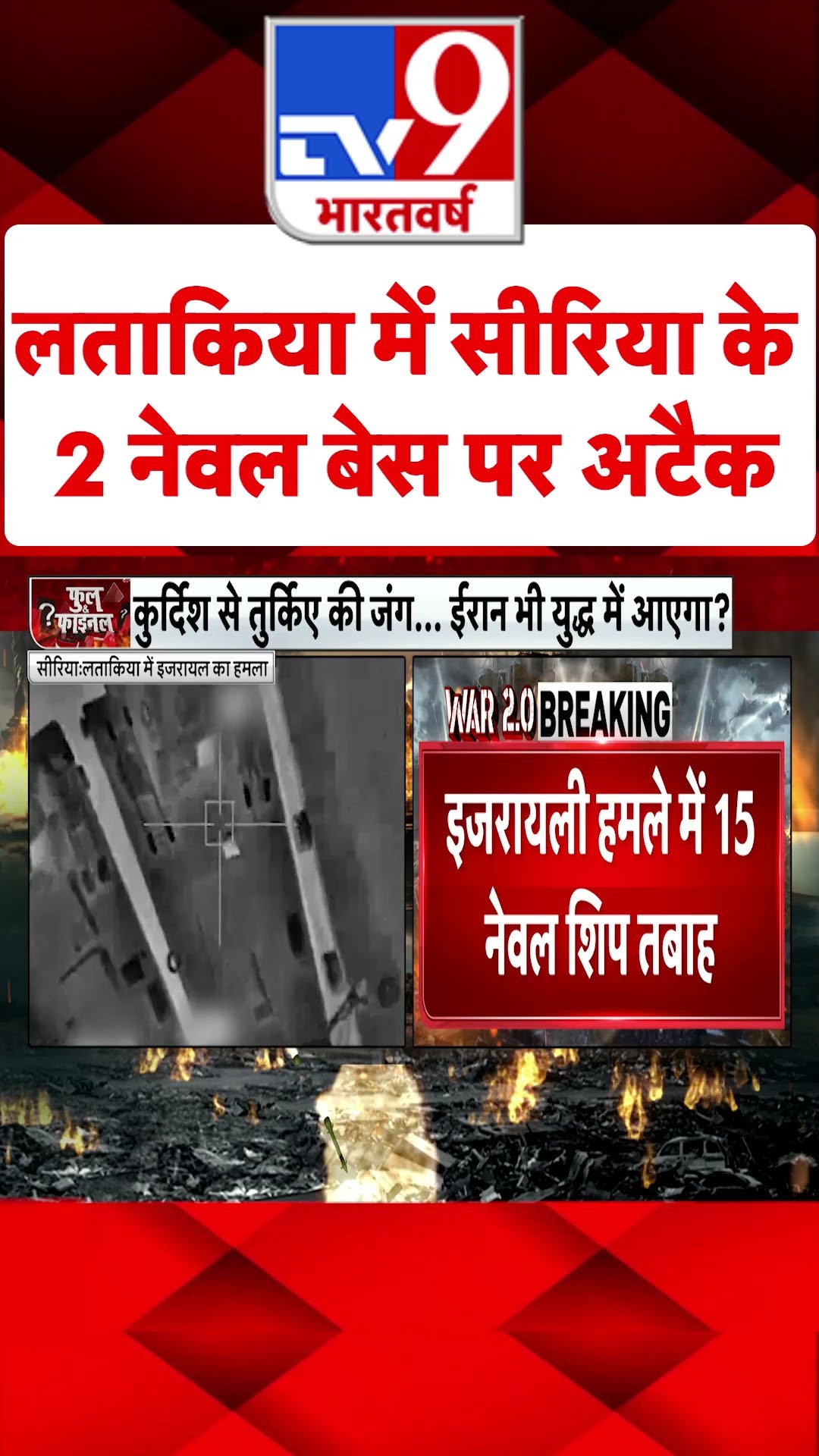 Syria Civil War Crisis: लताकिया में सीरिया के 2 नेवल बेस पर अटैक | #shorts