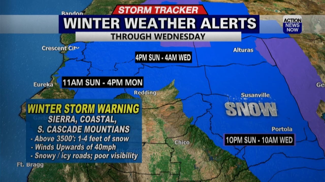 Storm Tracker Forecast: First Winter Storm Of The Season On Our ...