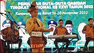 VIRAL‼️ 🔥JUARA 1 QASIDAH TINGKAT NASIONAL  || FIKRI RAMADHAN HASIBUAN DI KARAWANG