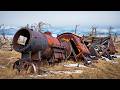Forgotten Steam Giants – Abandoned Trains Still Hiding in the USA
