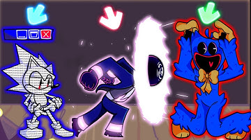 FNF Character Test | Gameplay VS My Playground |Huggy Wuggy, Sonic