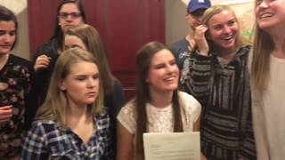 Annika's mission call opening for The Church of Jesus Christ of Latter-day Saints