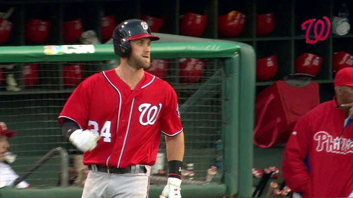 WSH@PHI: Harper opens the scoring with a sac fly