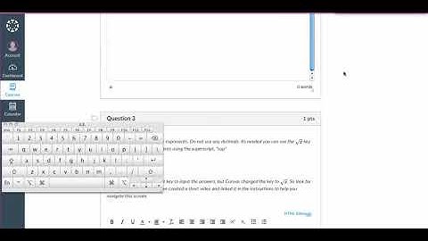 Practice w/ Math Editor in Canvas
