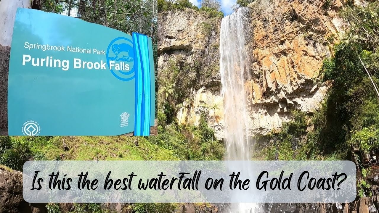 GOLD COAST WATERFALL - PURLING BROOK FALLS - QLD