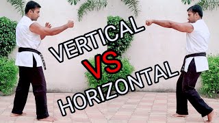 VERTICAL VS HORIZONTAL PUNCH | WHAT IS THE STRONGEST PUNCH TECHNIQUE | KARATE SIR | #KARATESIR