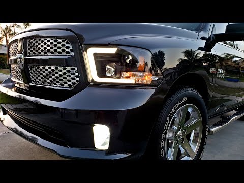New 2018 Oled Tube Headlights/Taillights for your Ram 1500 09-18
