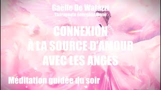 Méditation guidée sommeil réparateur avec les anges par la flamme et le rayon sacré rose