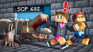 SCP-682 ESCAPOU NA FUNDAÇÃO SCP NO MINECRAFT !! O FILME