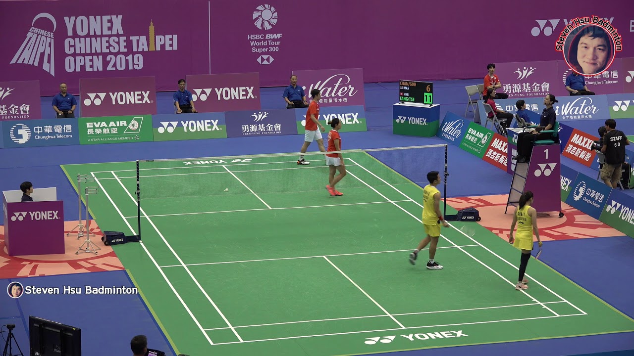 20190907Taipei Open SF XD CHAN Peng Soon+GOH Liu Ying(MAS)vs TANG Chun Man+TSE Ying Suet(HKG)