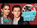 Zendaya & Tom Holland Swap Jerseys at Hockey Game | E! News