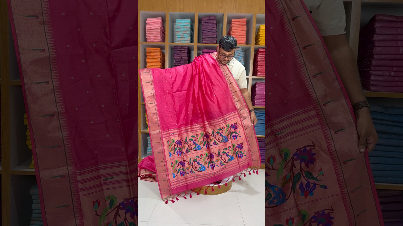 Soft Khadi Raw Silk Rich Paithani Saree