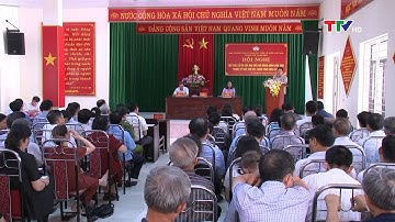 Đồng chí Bí thư Tỉnh ủy và các đại biểu HĐND tỉnh tiếp xúc cử tri thành phố Thanh Hóa