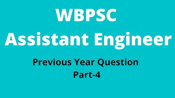 WBPSC Assistant Engineer(Civil) Previous Year Question|Solution|Discussion|Part-4| Tonmoy Maity