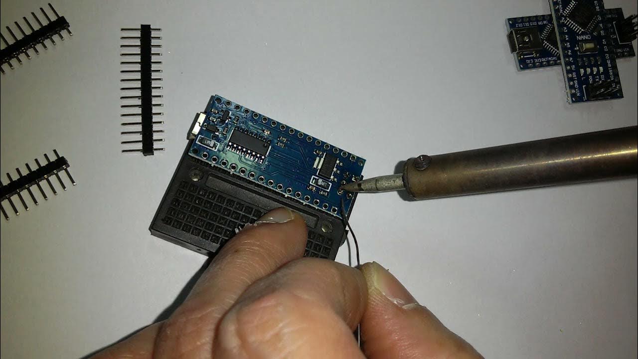 Soldering Arduino Nano Pin Headers, just that YouTube
