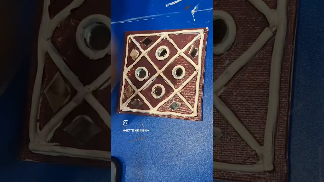 Lippan Mirrror Art on Canvas| Home Decor idea 