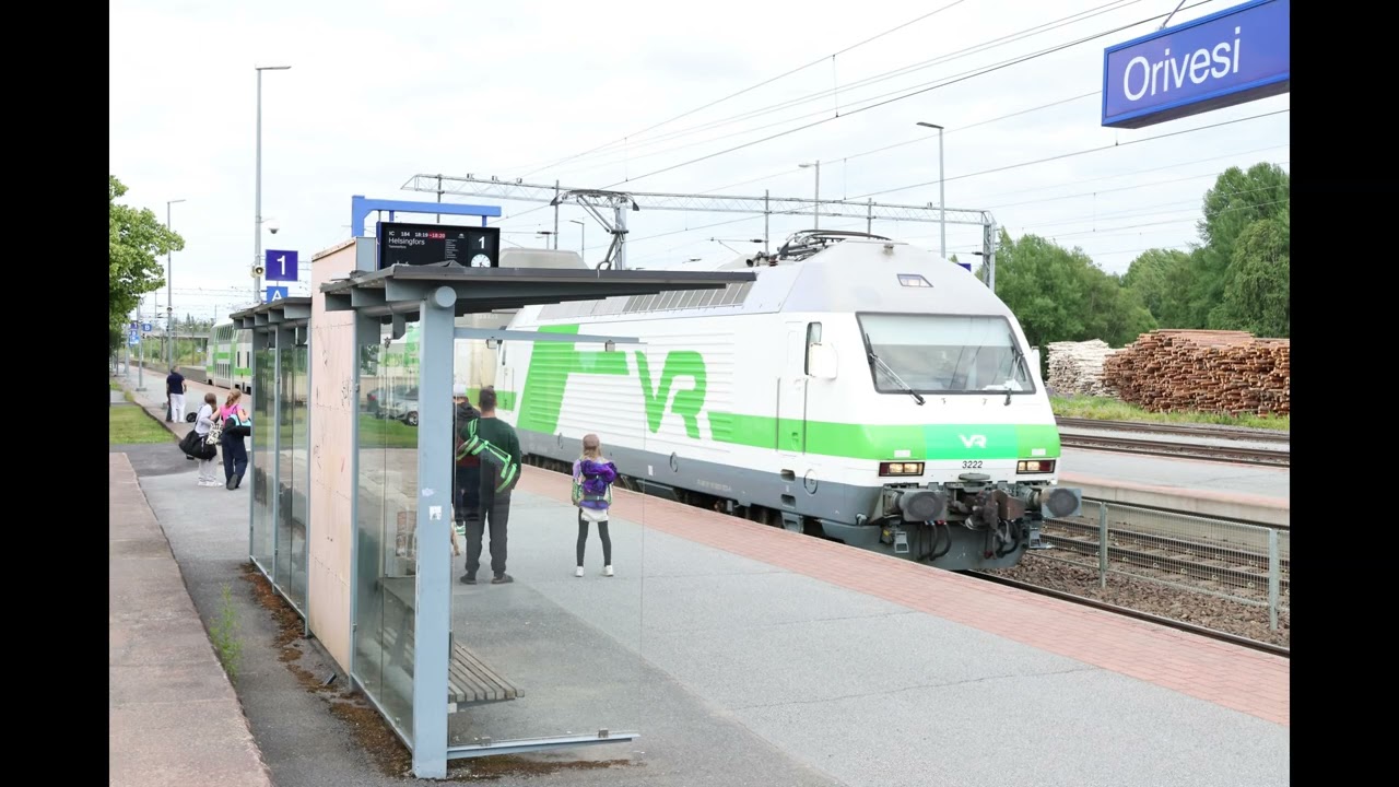 Every ('active') Railway Station in Finland in 2024