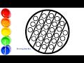 Let’s Draw a Circle Pop It! ❤️🎨 | Easy Pop It Drawing for Kids | Yup Yup Go Pop it
