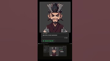 AI pixel art character expressions #gamedev #pixelart