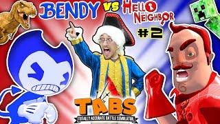 HELLO NEIGHBOR BEDTIME STORY Pt 2: TABS COMPETITION - BENDYS vs. MART w\/ MINECRAFT (FGTEEV:THE END)