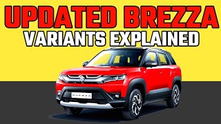 Updated Maruti Brezza 2025 Variants Explained|Brezza LXI, Brezza VXI, Brezza ZXI, Brezza ZXI+|Brezza
