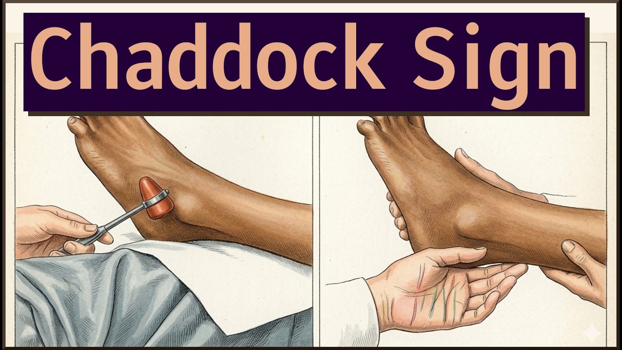 Michael Chaddock Chaddock Sign | Upper Motor Neuron Lesion - YouTube