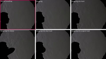 Visualization of air spread when coughing 😷