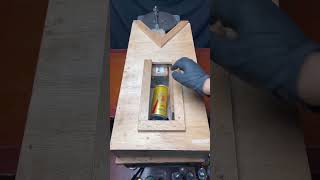 What do you think of the design of this machine? #satisfying #wood #woodworking #bottle #diy