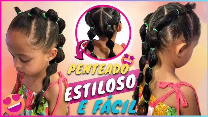 Pentedo infantil simples com xuxinhas, Mais penteados no nosso Instagram   By Mayra Macedo