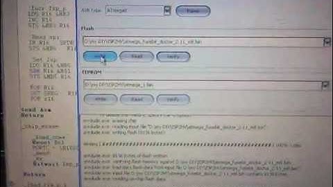 ISP2HV - write and read 8kB flash file at 125kHz - on-fly translation from ISP to HVPP