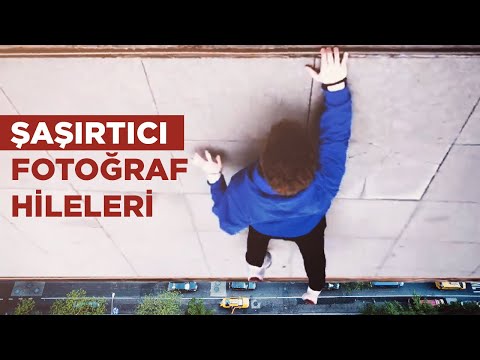 ŞAŞIRTICI FOTOĞRAF HİLELERİ! (Uçurum Kenarına Tutunmak, Havada Uçmak, Deterjan Şişesiyle Uçak)