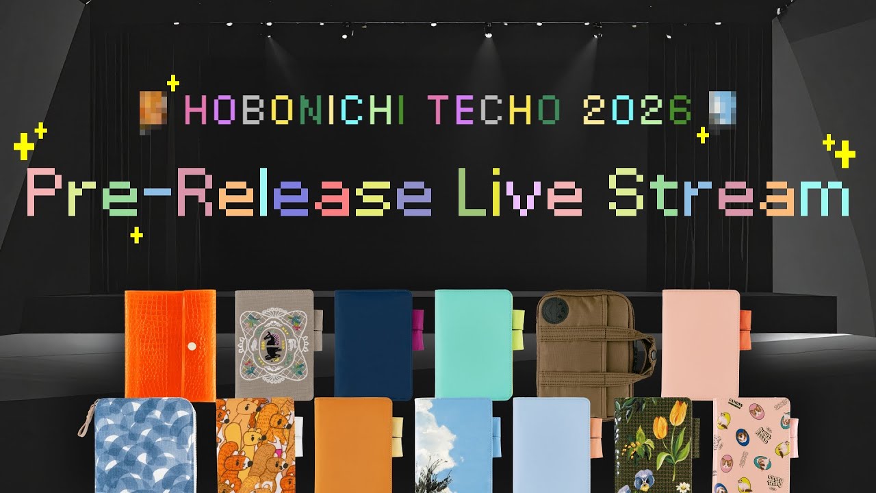 Hobonichi Techo 2026 Pre-Release Live Stream