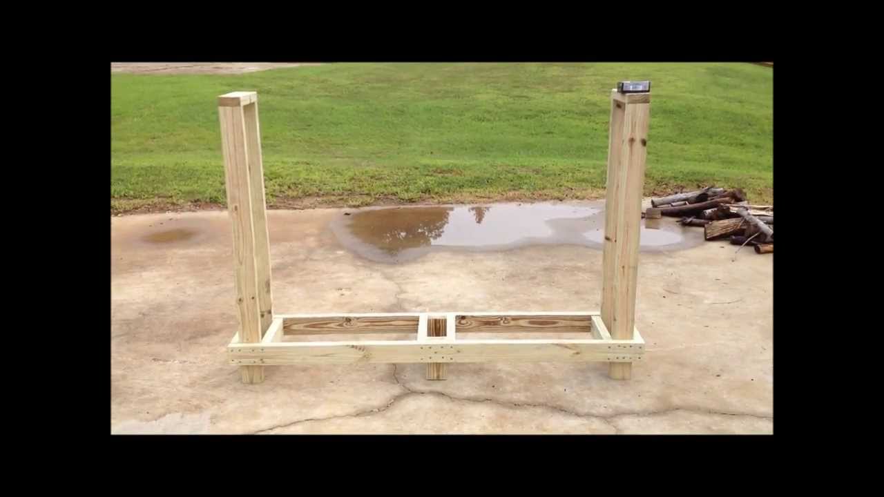 DIY Wood Rack under $30 - YouTube