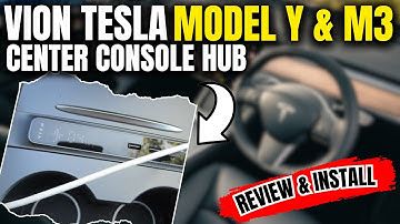 Vion Tesla Model Y/3 USB Hub Install and Review