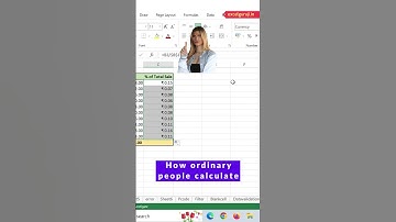 Excel Tips to Calculate Percentage #shorts