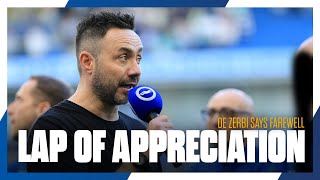 Lap Of Appreciation: De Zerbi's EMOTIONAL Farewell