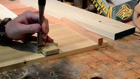 Paring Tenon Shoulders