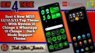 Best Miui 13 Top 4 Theme | Whatsapp Ui | System Ui Chinge icon & Customizes Lock Screen | New Theme screenshot 5