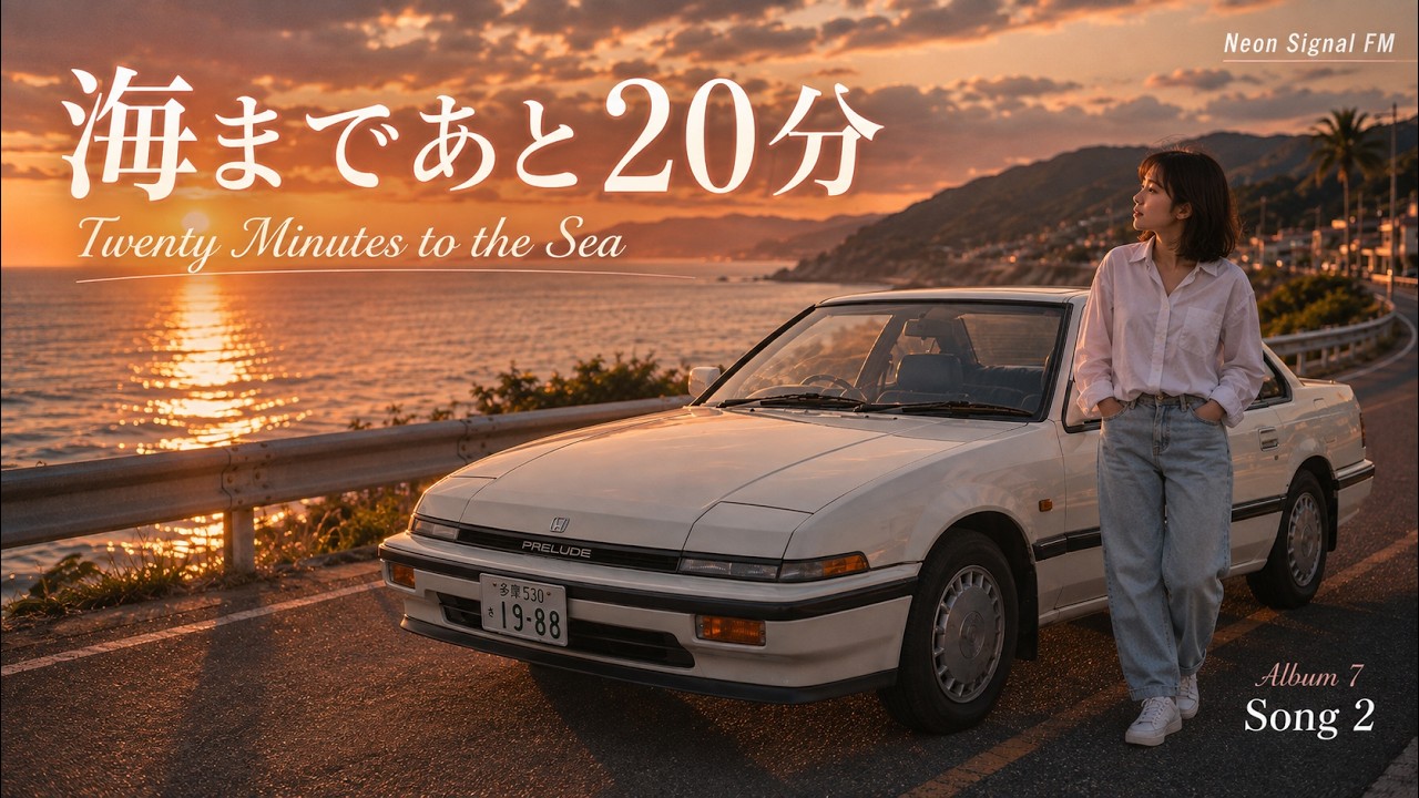 「海から月へ」 海まであと20分 | Twenty Minutes to the Sea | 80s Japanese City Pop