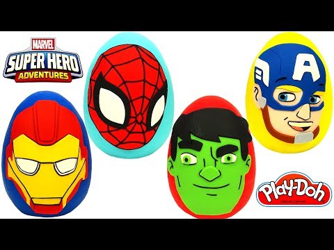 Marvel Süper Kahramanları Sürpriz Yumurtaları Hulk Örümcek Adam Kaptan Amerika Iron Man