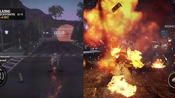 Explosion Comparison - Saints Row 2 v Saints Row The Third Remastered