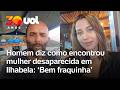 'Vi a pessoa na água', conta pescador que resgatou mulher em Ilhabela
