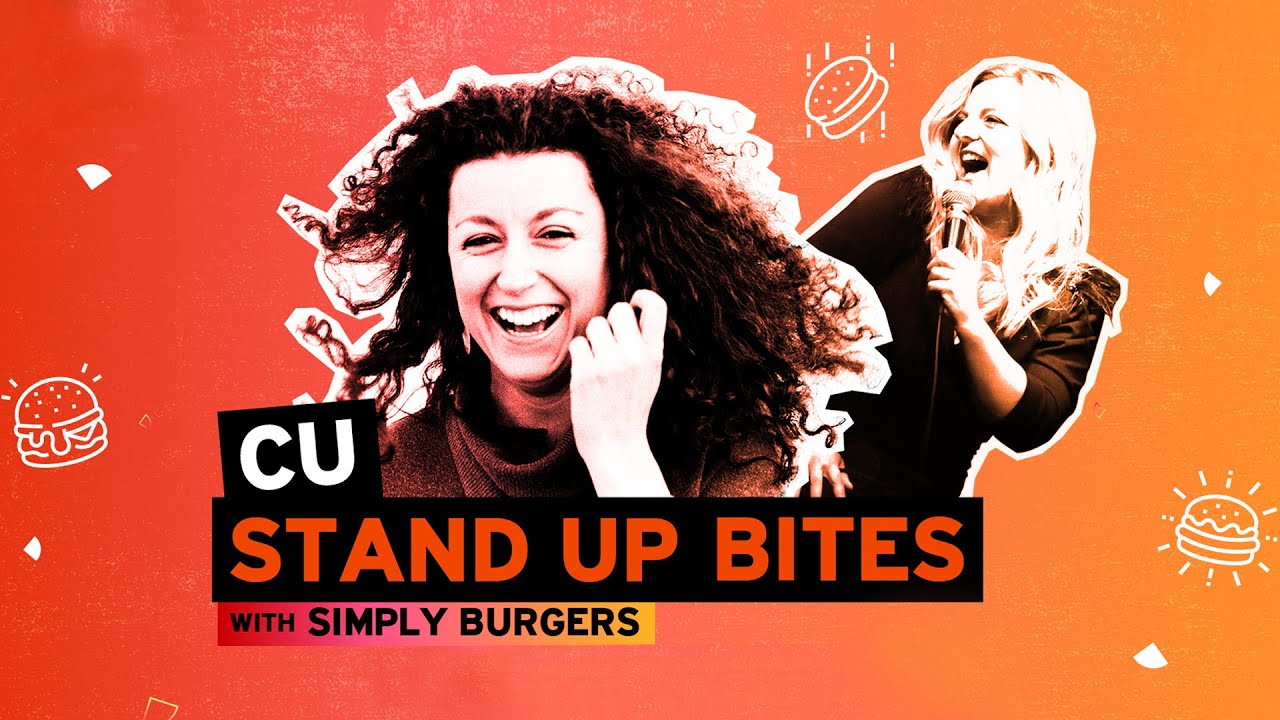 Κατερίνα Βρανά & Χρύσα Κατσαρίνη στο CU STAND UP BITES by Simply Burgers