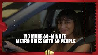 No More 60-Minute Metro Rides With 60 People!