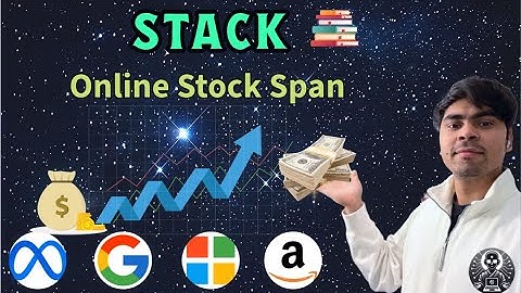 LeetCode 901 | Online Stock Span | Monotonic Stack in Python | AlgoYogi